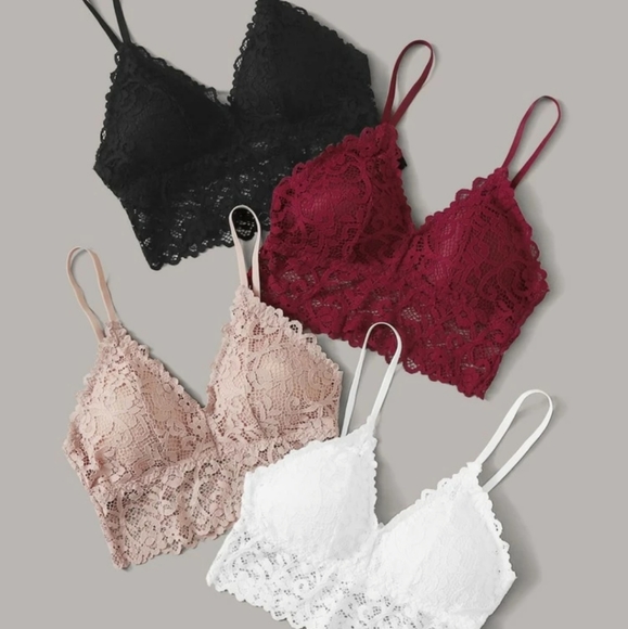 Other - 🆕️4 Floral Lace Bralette